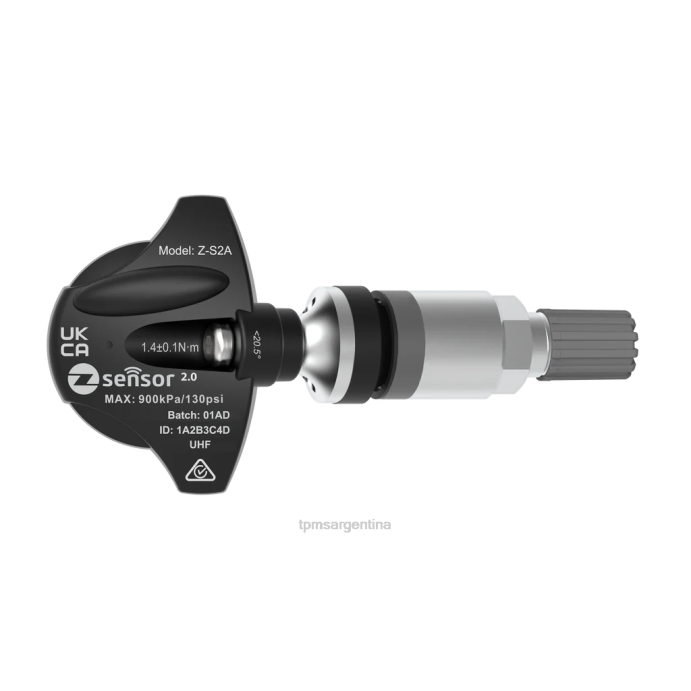 TPMS Sensor Manual N0X4852 - Sensor tpms de repuesto original del motor ssangyong - oe p/n 4199035000 frecuencia 433mhz vástago de válvula de metal - plateado